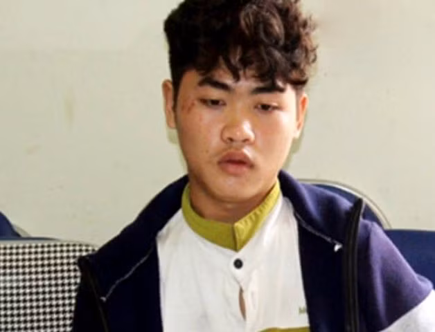  Đối tượng Phạm Trung Kiên tại cơ quan điều tra (ảnh công an cung cấp) 