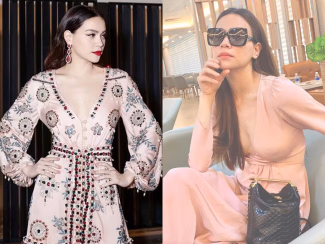 Hồ Ngọc Hà mặc váy cổ V sâu lộ dấu vết miếng dán ngực, nhưng đây mới là điểm khiến fan thắc mắc nhất - Ảnh 3.