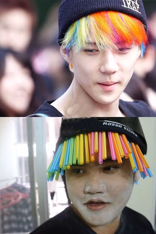 Muốn có mái tóc bảy màu không khó.