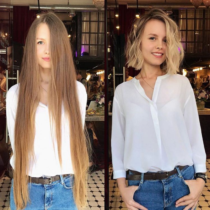 Chưa cần cất công make up lồng lộn, 10 cô nàng này chỉ cắt tóc thôi mà nhan sắc đã thăng hạng đến khó tin - Ảnh 9.