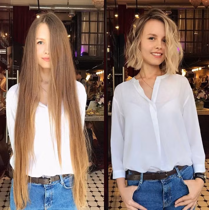 Chưa cần cất công make up lồng lộn, 10 cô nàng này chỉ cắt tóc thôi mà nhan sắc đã thăng hạng đến khó tin - Ảnh 9.