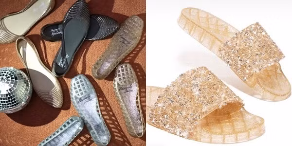 Ngày mưa gió đi giày dép cao su sành điệu nàng nào chẳng mê