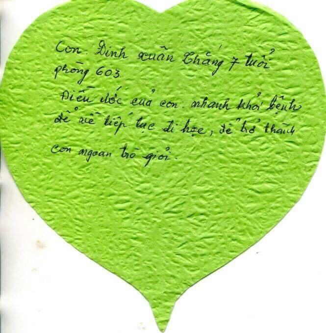 Điều ước giản dị của bệnh nhi Điều ước giản dị của bệnh nhi