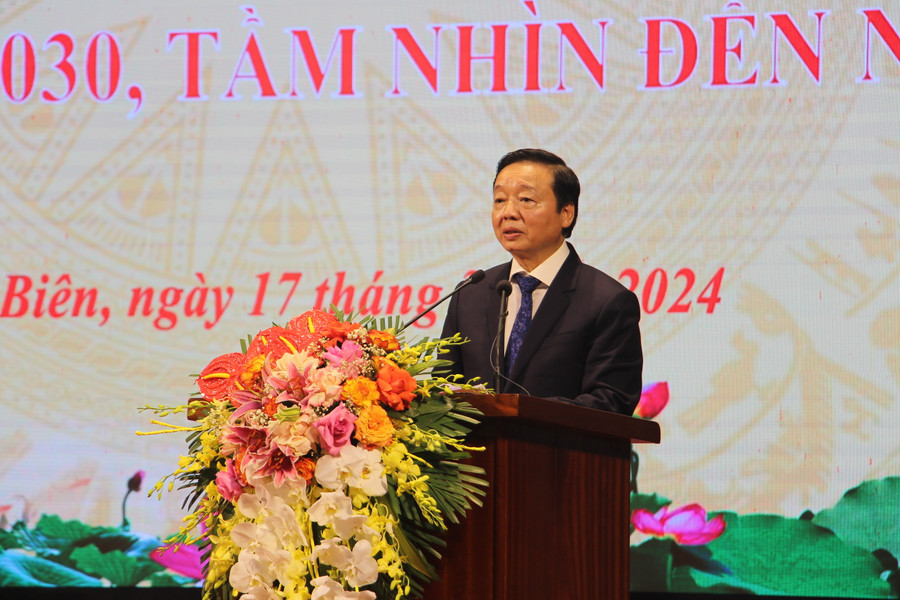 Phó Thủ tướng Trần Hồng Hà phát biểu tại hội nghị.