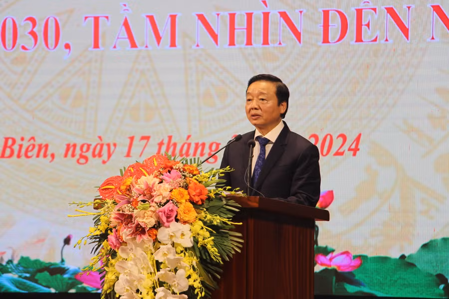 Phó Thủ tướng Trần Hồng Hà phát biểu tại hội nghị.