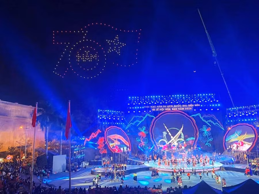Chương trình nghệ thuật khai mạc Năm Du lịch quốc gia - Điện Biên và Lễ hội Hoa Ban năm 2024 sẽ diễn ra vào tối 16/3.