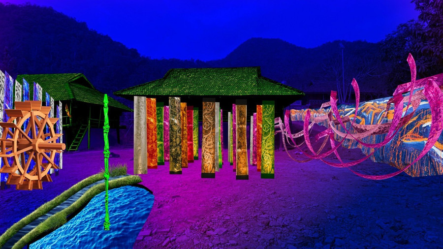 Những dấu ấn cổ xưa của đồng bào Thái sẽ được tái hiện qua Show diễn.