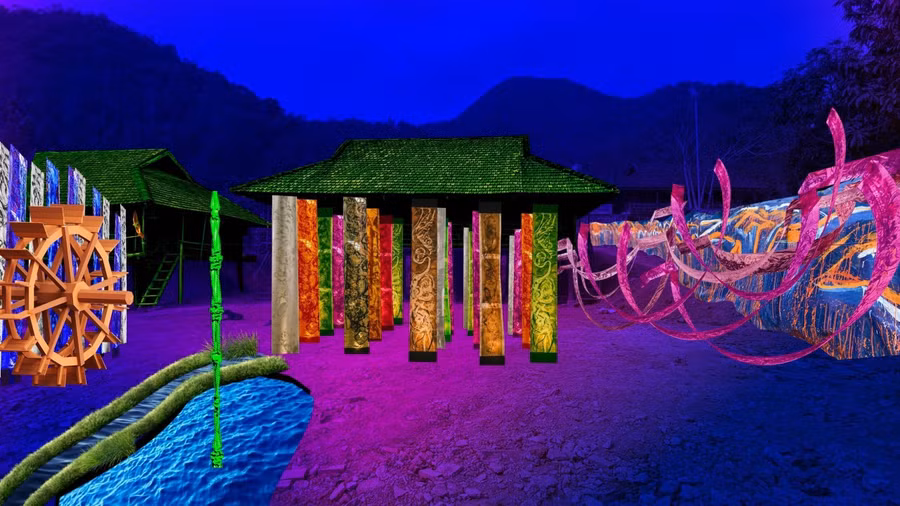 Những dấu ấn cổ xưa của đồng bào Thái sẽ được tái hiện qua Show diễn.