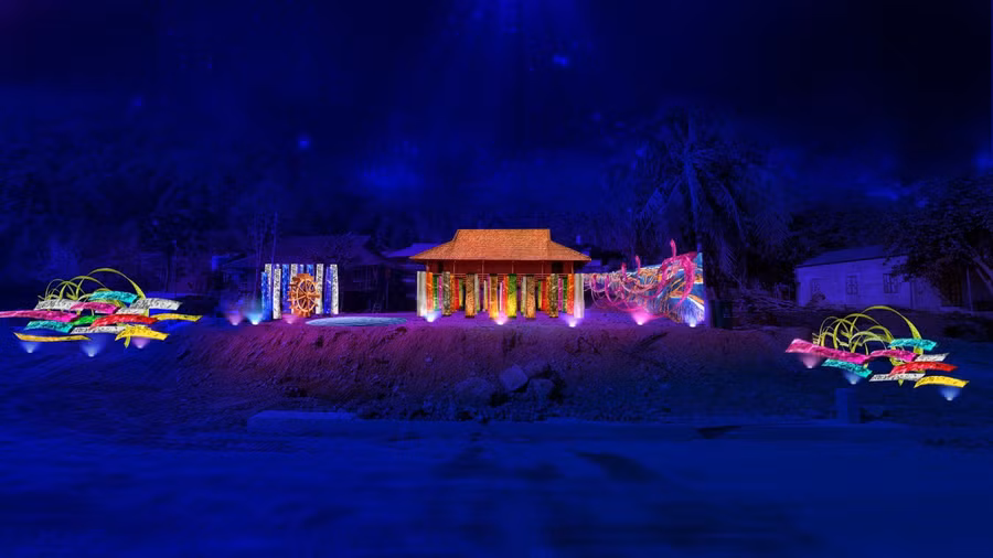 Show diễn thực cảnh “Huyền tích UVA” là sản phẩm du lịch mới được giới thiệu đến du khách.