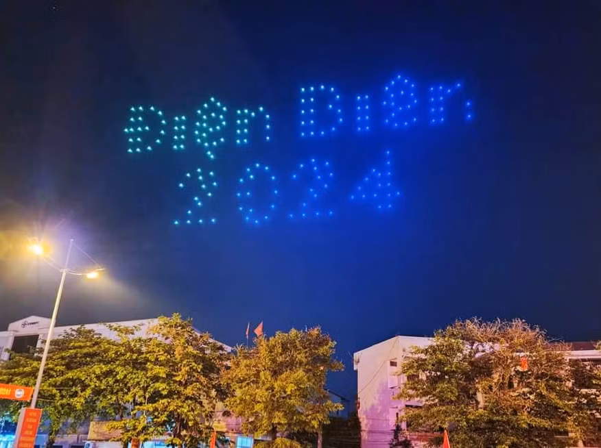 Màn trình diễn ánh sáng nghệ thuật Drone light sẽ diễn ra tại Chương trình nghệ thuật đêm khai mạc Năm Du lịch quốc gia - Điện Biên và Lễ hội Hoa Ban.