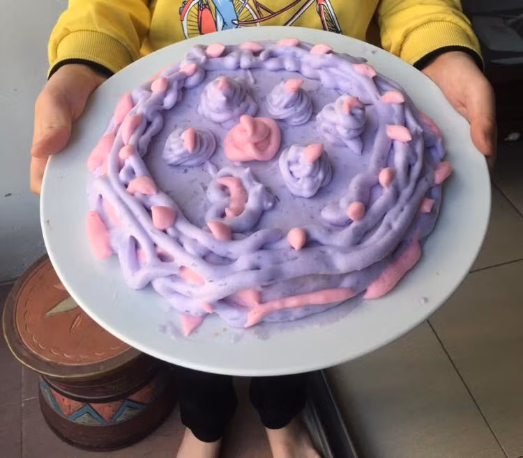 Bánh sinh nhật tổ chim.