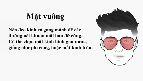 Chọn kính hợp với khuôn mặt đàn ông 