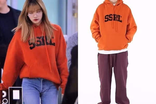 "Choáng" với bộ sưu tập áo nỉ cả trăm triệu đồng của Lisa BLACKPINK ảnh 7 f