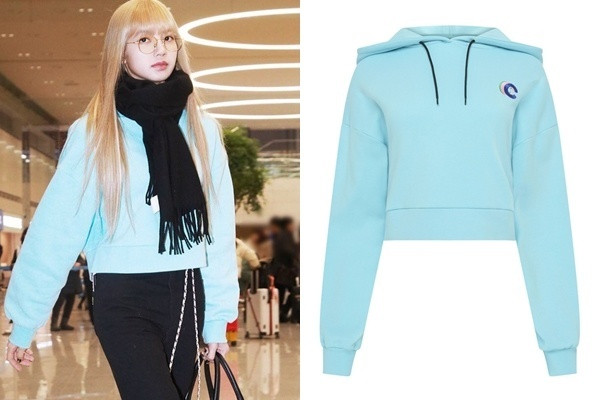 "Choáng" với bộ sưu tập áo nỉ cả trăm triệu đồng của Lisa BLACKPINK ảnh 4 f