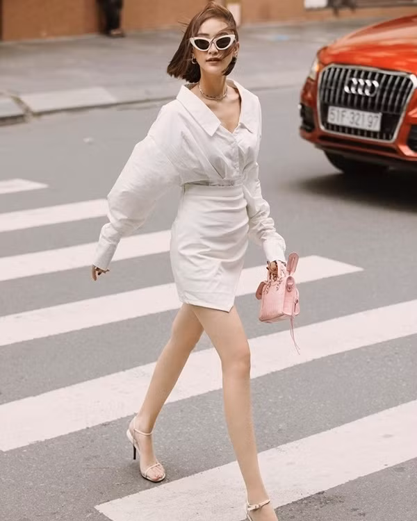 Học lỏm cách diện đồ trắng tinh tế mà không nhàm chán như sao Việt