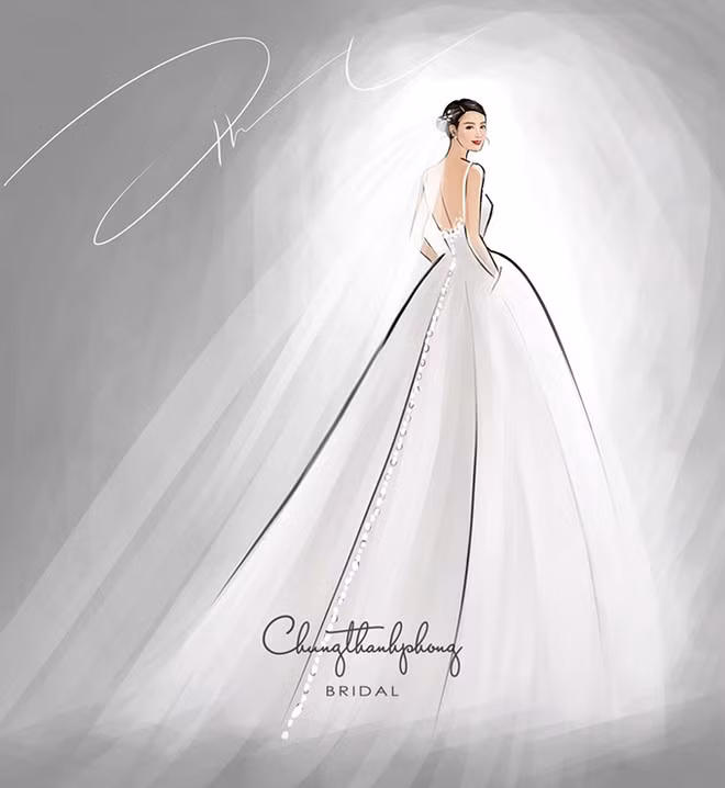 Hai mau vay cuoi dac biet cua Dong Nhi hinh anh 2 