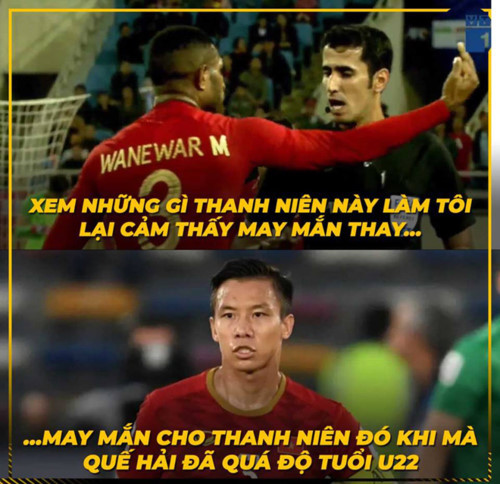 Ảnh chế chiến thắng "nghẹt thở" phút cuối của U23 Việt Nam hình ảnh 6 anh che chien thang "nghet tho" phut cuoi cua u23 viet nam hinh anh 6