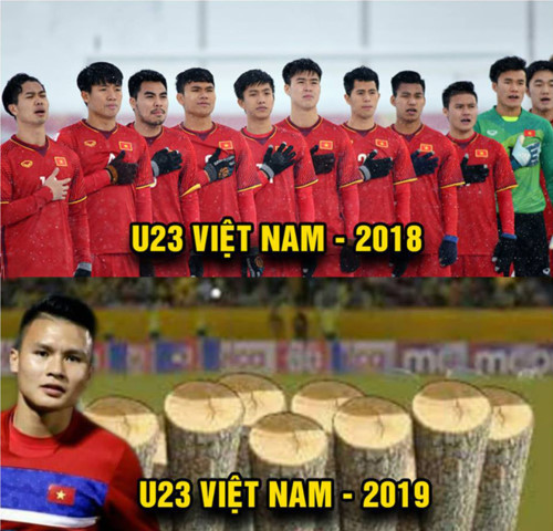 Ảnh chế chiến thắng "nghẹt thở" phút cuối của U23 Việt Nam hình ảnh 1 anh che chien thang "nghet tho" phut cuoi cua u23 viet nam hinh anh 1