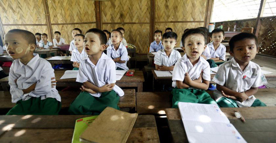 Cơ sở vật chất cho giáo dục của Myanmar vẫn còn rất khó khăn Cơ sở vật chất cho giáo dục của Myanmar vẫn còn rất khó khăn