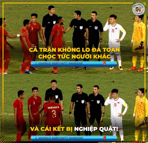Ảnh chế chiến thắng "nghẹt thở" phút cuối của U23 Việt Nam hình ảnh 8 anh che chien thang "nghet tho" phut cuoi cua u23 viet nam hinh anh 8