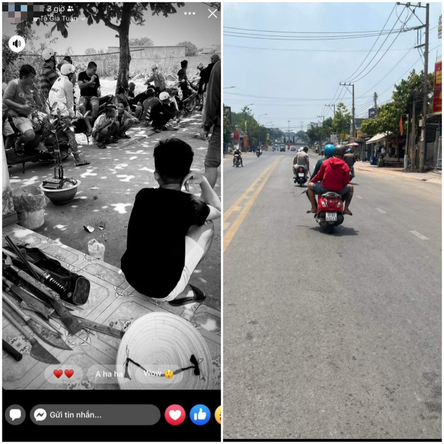 Hình ảnh các đối tượng đăng tải trên mạng. Hình ảnh các đối tượng đăng tải trên mạng.