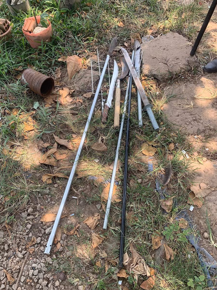 Tang vật công an thu giữ.