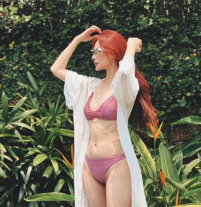 Bạn gái mới Văn Thanh gây sốt với 3 vòng 'chuẩn không cần chỉnh' ảnh 10