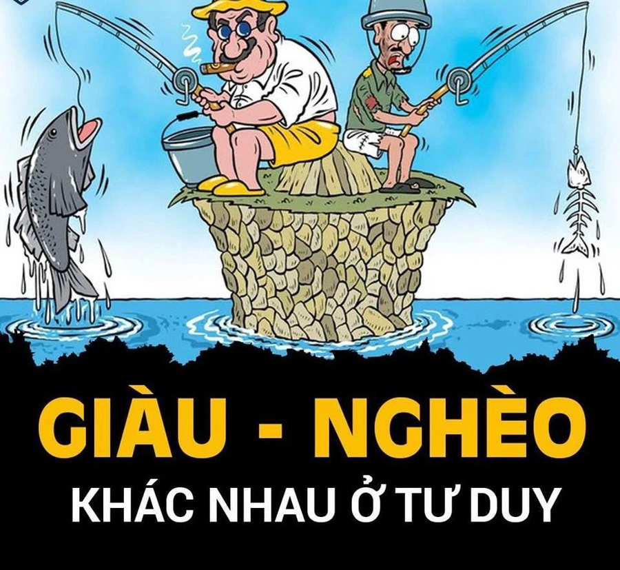 Giàu và nghèo khác nhau ở tư duy và tầm nhìn (hình minh họa).