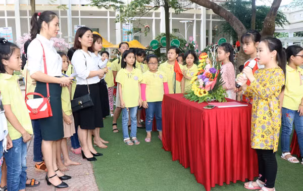 Hoạt động giáo dục tại trường Tiểu học Khai Quang, TP. Vĩnh Yên