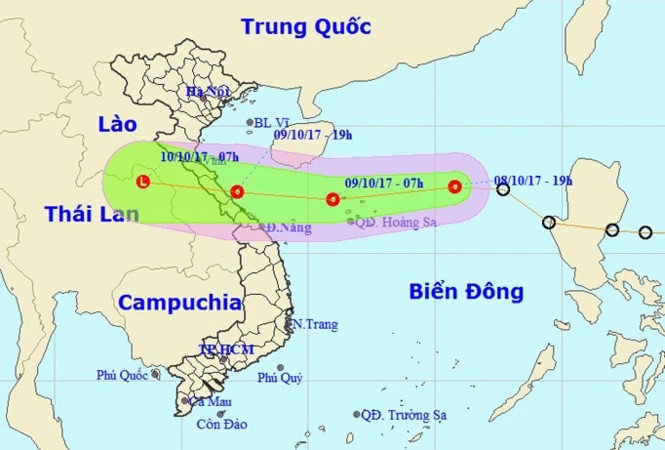 Dự báo thời tiết ngày 9/10: Áp thấp nhiệt đới, mưa to và rất to trên diện rộng