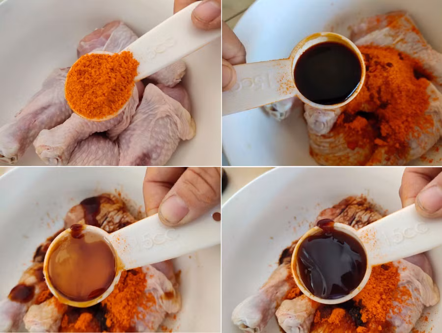 Gà nướng mật ong phiên bản siêu nhàn chỉ bằng nồi áp suất - Ảnh 3.