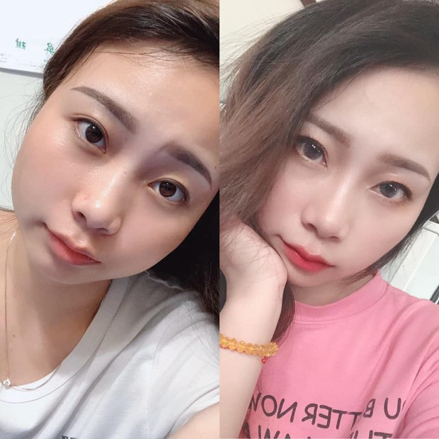 Khó tin đây là một người trước và sau khi trang điểm ảnh 6 Ảnh: Phương Chi
