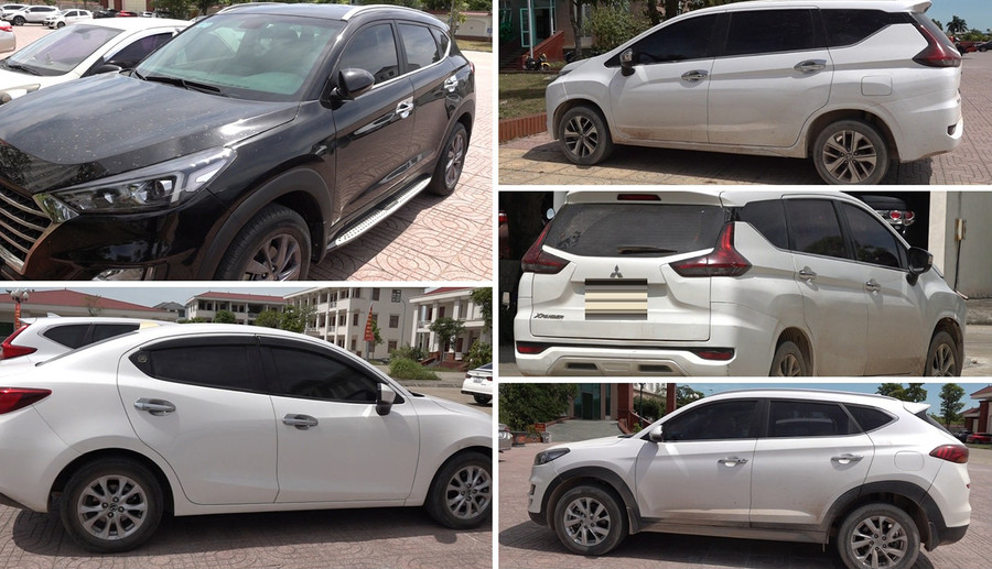 Tang vật vụ án bị công an thu giữ. Ảnh: CANA