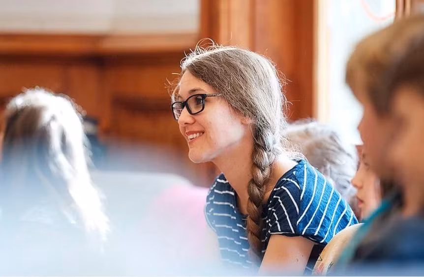 Bảng đen không còn là tâm điểm của các bài học trong lớp. Ảnh: Swissinfo
