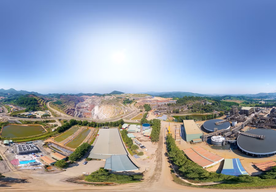 Nhà máy chế biến Núi pháo.