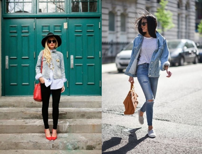 Áo khoác denim mix phụ kiện thời trang đơn giản nhưng có sức ảnh hưởng đến outfit nhiều nhất Áo khoác denim mix phụ kiện thời trang đơn giản nhưng có sức ảnh hưởng đến outfit nhiều nhất