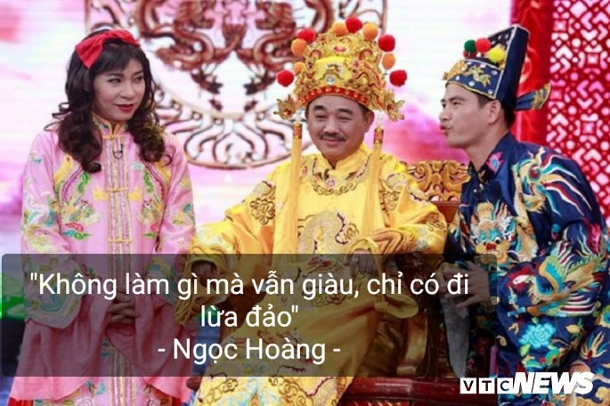 Ngọc Hoàng do nghệ sĩ Quốc Khánh đảm nhận là nhân vật ít thoại, ít đất diễn nhưng nói câu nào chất câu đó. 