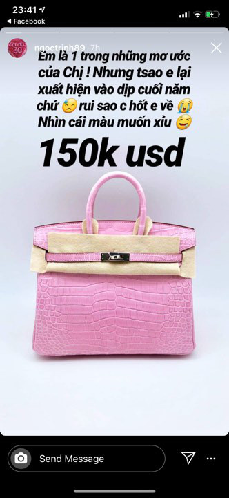 Ngọc Trinh than trời vì không có tiền mua túi... Hermès ảnh 2