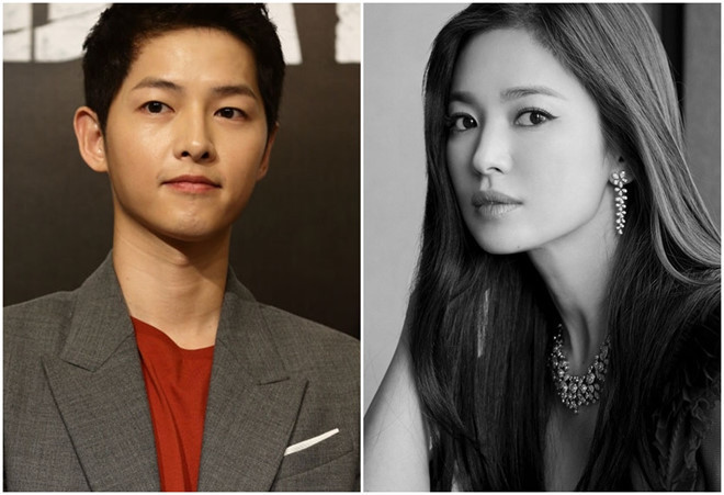 Song Hye Kyo và Song Joong Ki. Song Hye Kyo nhận quà sinh nhật