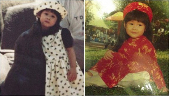 Em chồng Hà Tăng khoe bức ảnh hiếm hoi hồi nhỏ xíu nhưng nhan sắc cô mới gây bất ngờ - Ảnh 4.