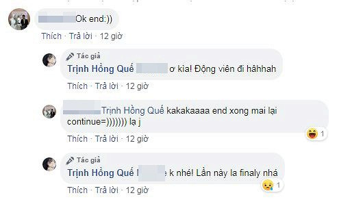 Khi bạn bè cho rằng Hồng Quế hôm nay kết thúc ngày mai lại tiếp tục, người đẹp liền khẳng định đây là lần cuối.
