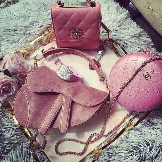 Ngọc Trinh đẹp không góc chết khi chọn màu hồng baby ảnh 9 Loạt túi Dior, Chanel cùng một màu hồng