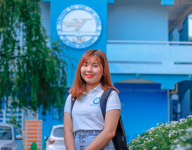 Phạm Đặng Thúy Diễm - nữ thủ khoa đầu vào ngành Hàn Quốc học Trường ĐH Lạc Hồng.