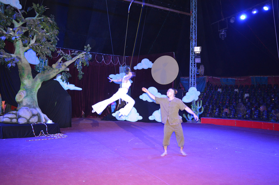 Được biểu diễn là niềm vui lớn lao của nghệ sĩ xiếc.