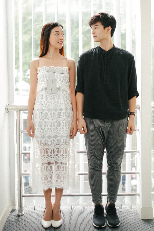 Hoàng Oanh và Huỳnh Anh.