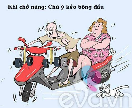 Vợ quá béo, chồng quá khổ!