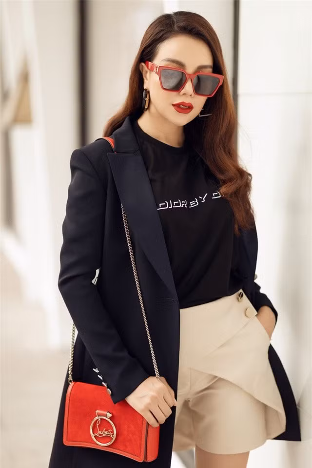 Ngắm thời trang xuống phố cực chất của Trà Ngọc Hằng - Ảnh 10.