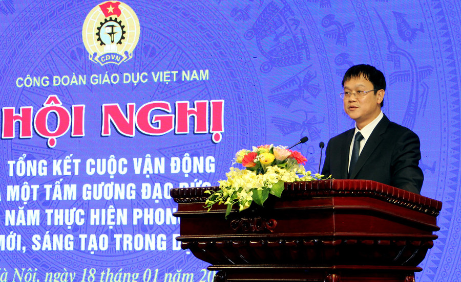 Thứ trưởng Lê Hải An phát biểu