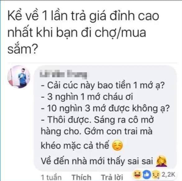 Trả giá sai mà cứ đinh ninh mình đúng