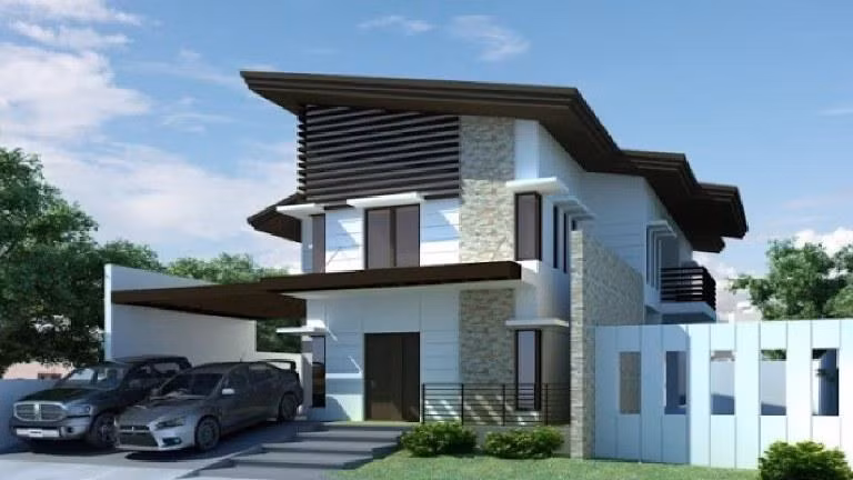 20 mau nha ong 2 tang nong thon gia re, ai cung xay duoc - 13